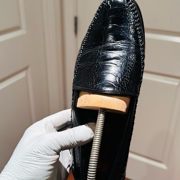 Johnston & Murphy Croc Design Loafers. - Picture 10 of 14